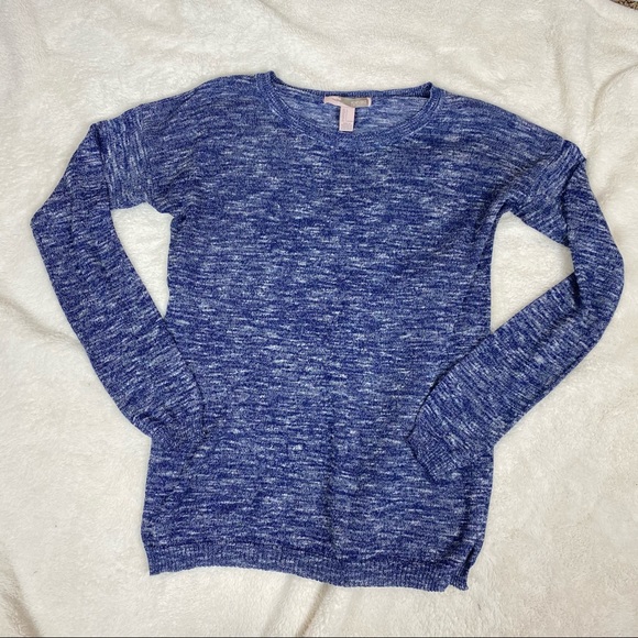 Forever 21 Lightweight Blue Heather Sweater Large - Picture 1 of 9